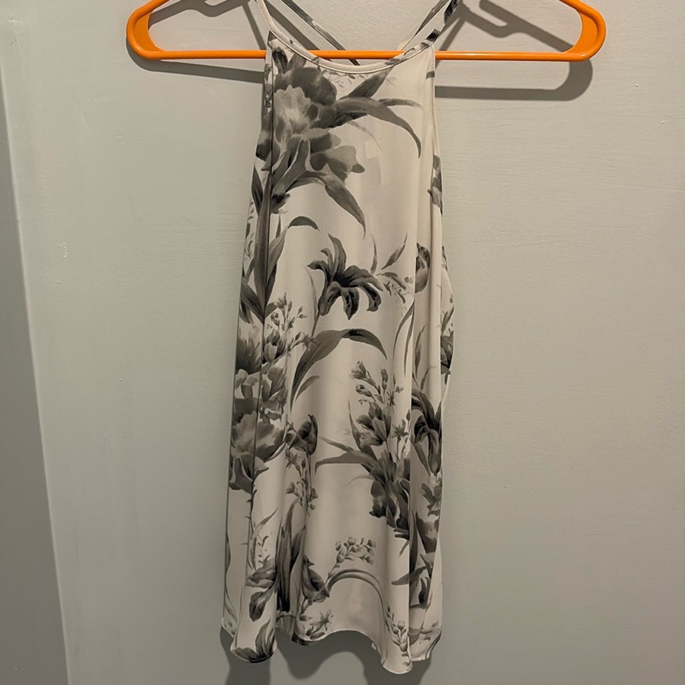 LOFT silky spaghetti strap halter top